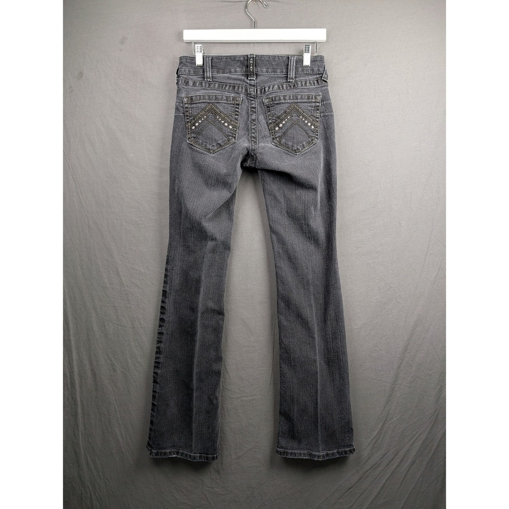Ariat REAL Denim Womens 27L Black Bootcut Jeans Mid Rise - Picture 2 of 9